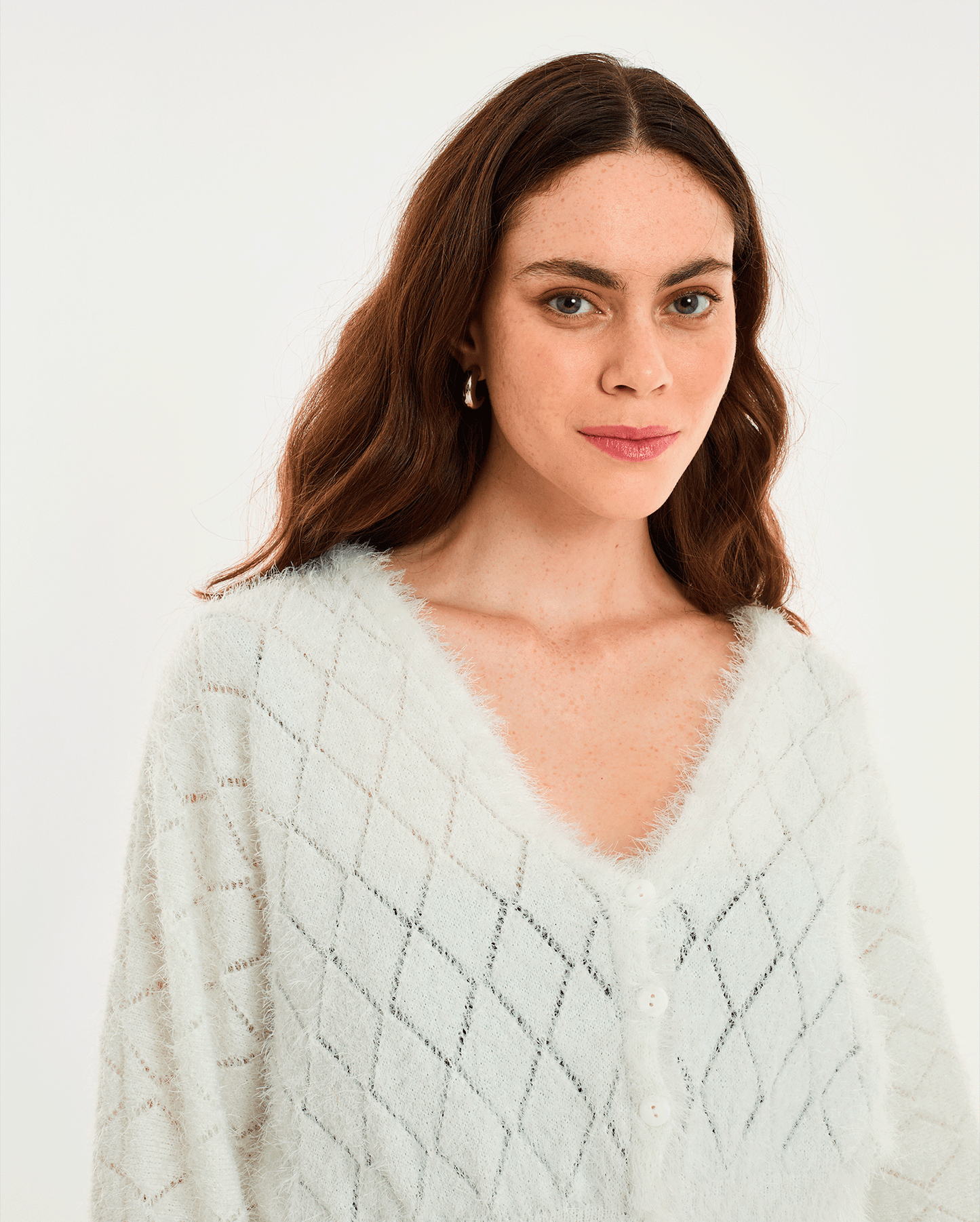 CARDIGAN BRANCO-DESAPARECIDO